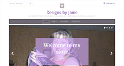 Desktop Screenshot of designsbyjanie.com